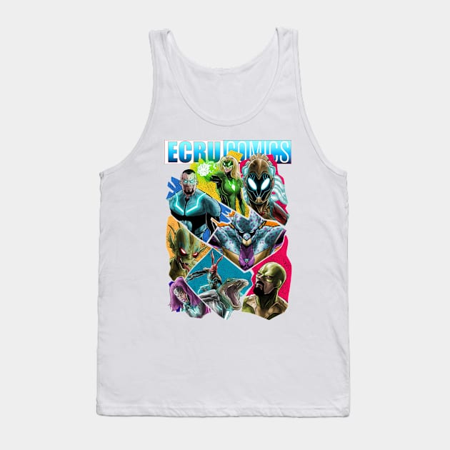 ecruverse faces Tank Top by carrillo_art_studios